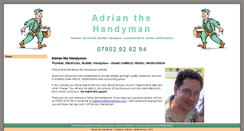 Desktop Screenshot of adrianthehandyman.com
